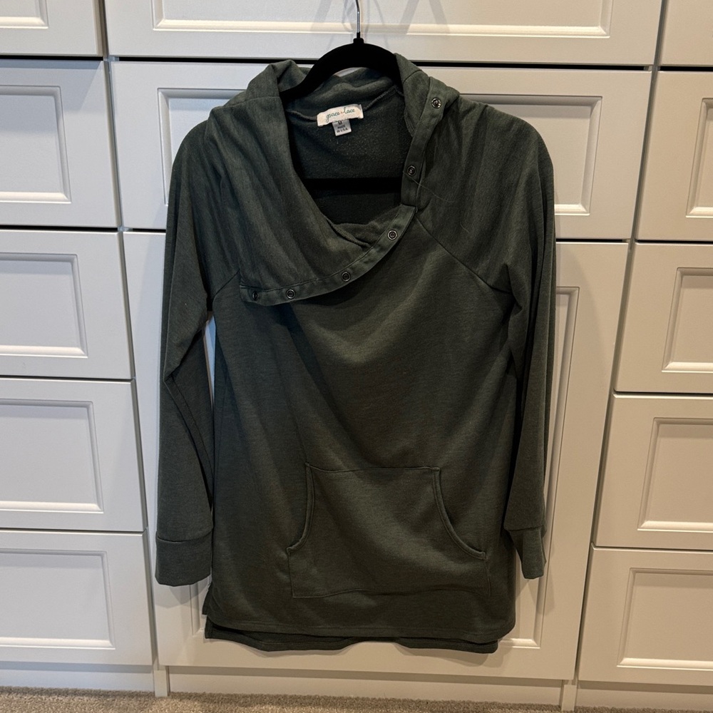 Grace & Lace Forest Green Hoodie